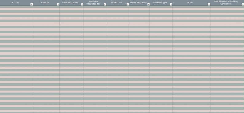 Subreddit Verification Tracker for Content Creators – Your Ultimate Organization Tool for Promotion on Reddit - Image 3