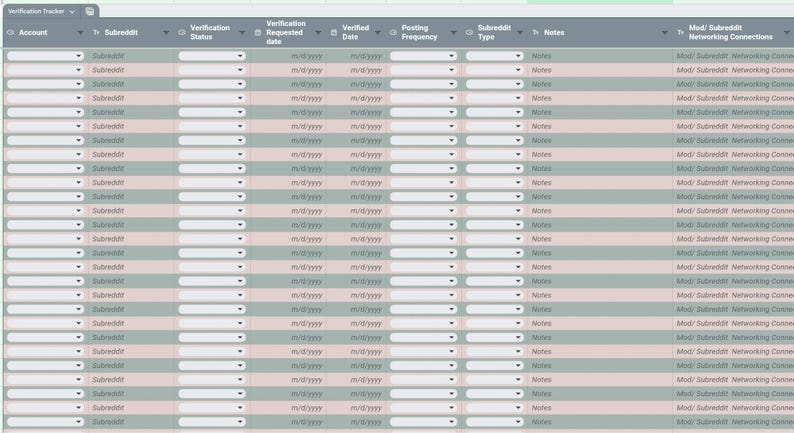 Subreddit Verification Tracker for Content Creators – Your Ultimate Organization Tool for Promotion on Reddit - Image 4