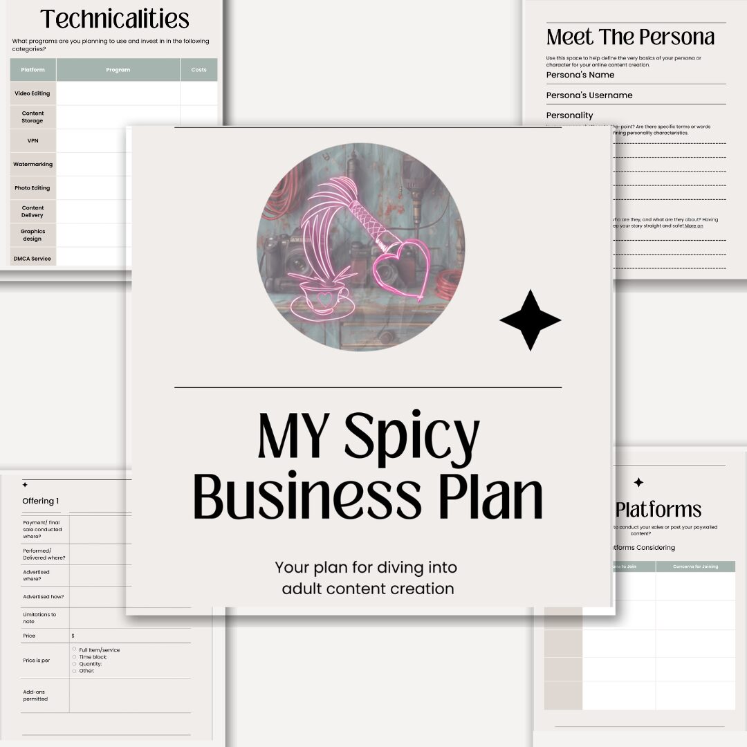 Available Now: Adult Content Creators Business Plan Template