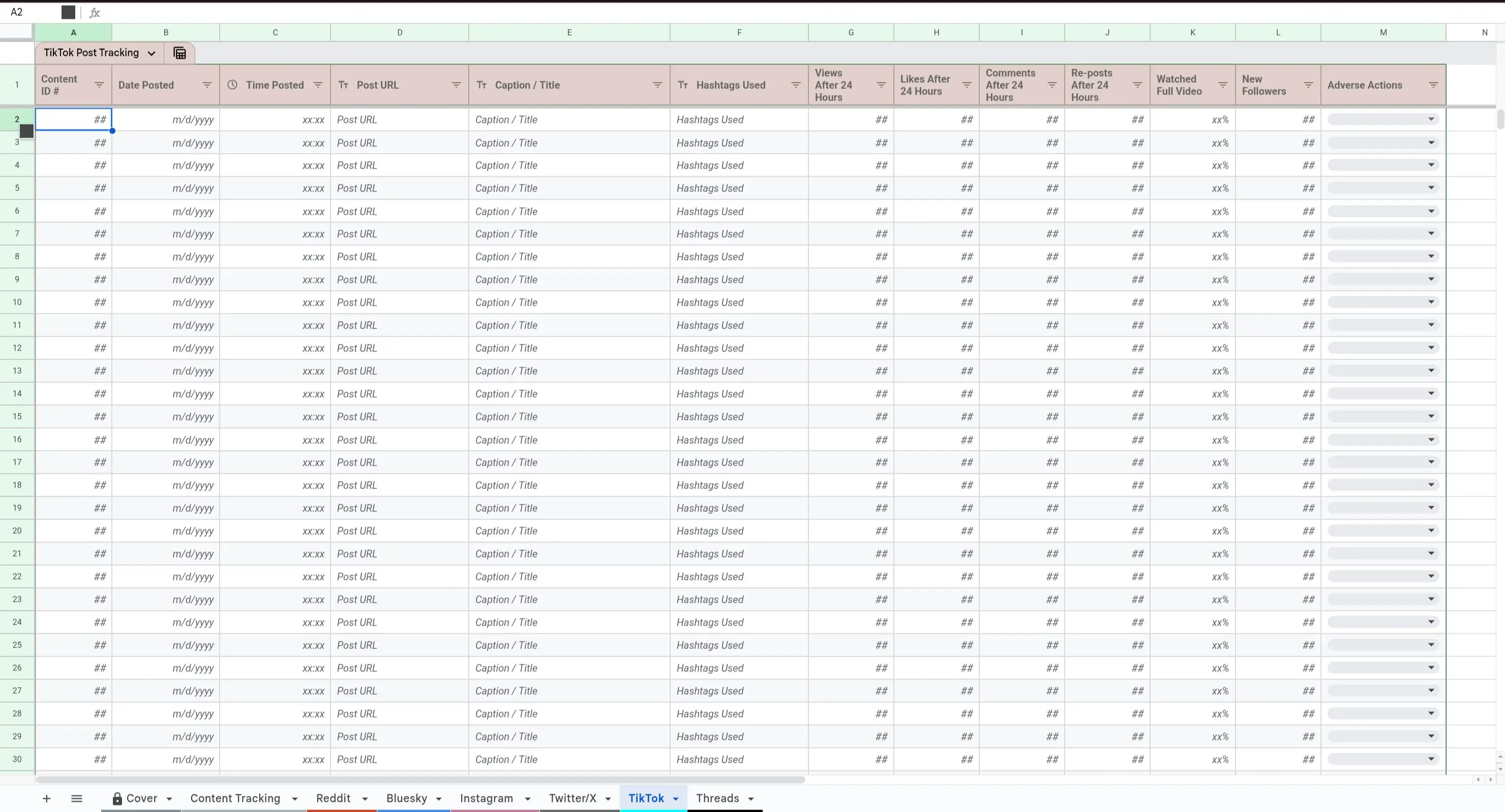 Content Creator Social Post & Promo Tracker - Image 5